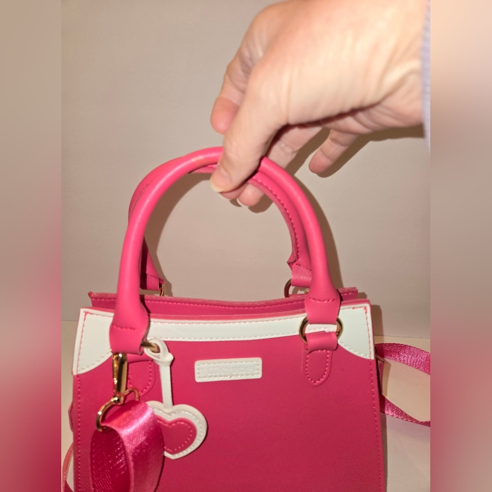 Girl's Stylish Pink Playpurse & Wallet - Picture 4 of 11